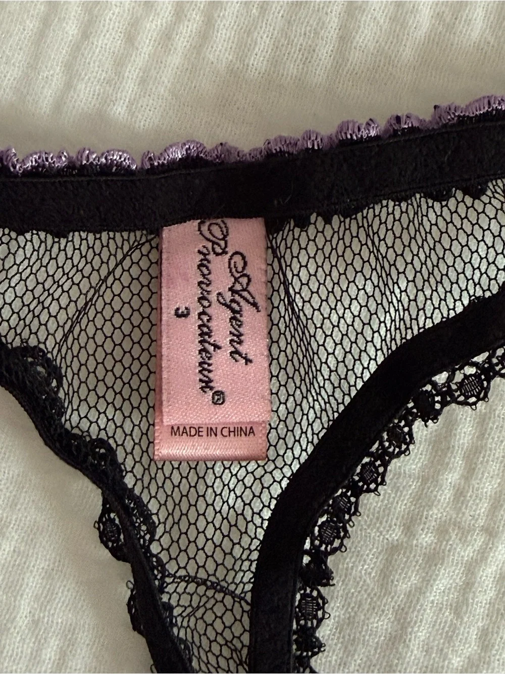 Agent Provocateur Sheer Black Juniper Underwire Bra & Thong Set - Picture 4 of 4